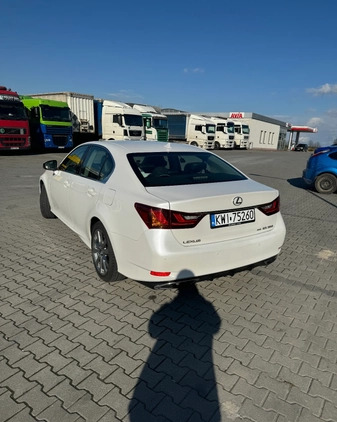 Lexus GS cena 89990 przebieg: 149000, rok produkcji 2012 z Niepołomice małe 154